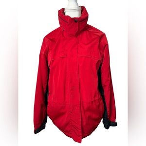 Vintage Pacific Trail Cold Weather Jacket Womens Red Outdoor Hooded Coat #9